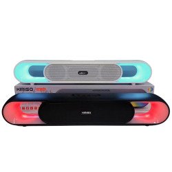 Portable Bluetooth Speaker with RGB LED Light Sound Bar - Wireless Audio for Home and Outdoor Entertainment KMS256 for Universal Cell Phone And Bluetooth Device (Black) Portable Bluetooth Speaker with RGB LED Light Sound Bar - Wireless Audio for Home and Outdoor Entertainment KMS256 for Universal Cell Phone And Bluetooth Device (Black)