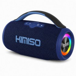 Carry Handle RGB Loud Boombox Stereo Bluetooth Speaker (Blue)