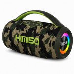 Carry Handle RGB Loud Boombox Stereo Bluetooth Speaker (Camo)