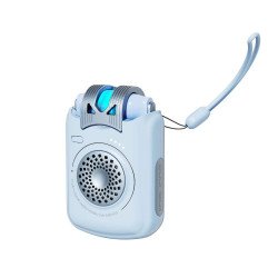 2-in-1 Bluetooth Speaker and True Wireless Earbuds (Blue)