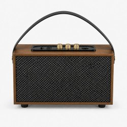 Carry Handle Vintage Portable Bluetooth Speaker M200 (Brown)