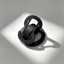 Dollar Sign MagSafe Ring Phone Holder with Kickstand and Silicone Grip (Black)