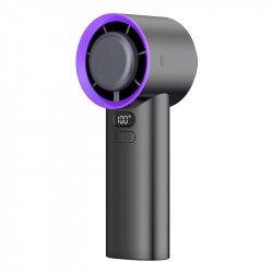 Portable Cooling Fan with Semiconductor Cooling Plate (Gray)
