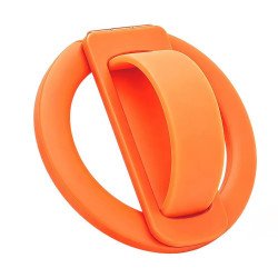Easy Grip MagSafe Ring Phone Holder with Kickstand (Orange)