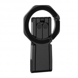 Flexible Rotation Magnetic Phone Holder Stand With Tripod Bracket Mount (Black)