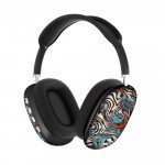 Wholesale Graffiti Art Stereo Wireless Headphones - Comfortable Over-Ear Bluetooth Headset with Cool Design MS701 for Universal Cell Phone And Bluetooth Device (Blue)