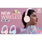 Wholesale Fluffy Over-Ear Bluetooth Headphones with LED Paw Design - Comfortable Skin-Friendly Wear MSL807 for Universal Cell Phone And Bluetooth Device (Pink)