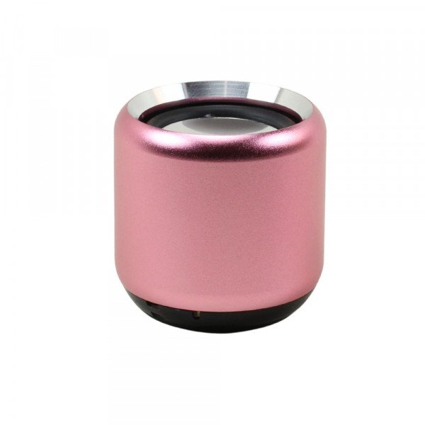 Wholesale Sound Circle Outdoor Bluetooth Mini Speaker, Aluminum Alloy, Superior Sound Mate C55 for Universal Cell Phone And Bluetooth Device (Pink)