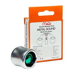 Sound Circle Outdoor Bluetooth Mini Speaker, Aluminum Alloy, Superior Sound Mate C55 for Universal Cell Phone And Bluetooth Device (Silver)