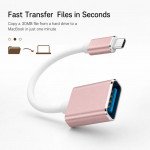 Wholesale Micro USB to OTG USB Data / Charge and Sync Cable Adapter 6 inch (Rose Gold)