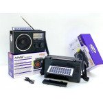 Wholesale Solar-Powered Bluetooth Speaker with AM/FM Radio, Rechargeable - NS9962 for Universal Cell Phone And Bluetooth Device (Black)