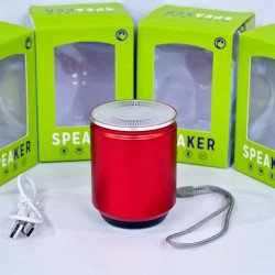 Mini Metal Can Style Portable Bluetooth Speaker (Red)