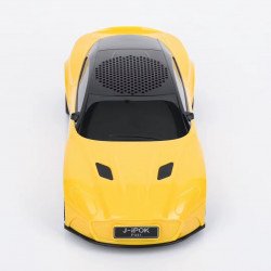 SuperCar Sports Car Design Portable Bluetooth Speaker (Yellow)