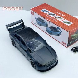Racing Sports Car with Wing Design Portable Bluetooth Speaker (Black)