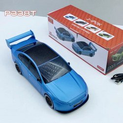 Racing Sports Car with Wing Design Portable Bluetooth Speaker (Blue)