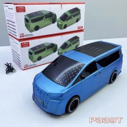 Luxury Mini Van Car Design Portable Bluetooth Speaker (Blue)
