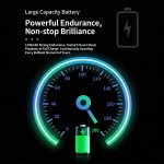 Wholesale Carry Handle RGB LED Lights Wireless Portable Bluetooth Speaker P60 for Universal Cell Phone And Bluetooth Device (Blue)