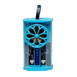 Mecha Bluetooth Speaker: Transparent Steel Cannon Design, Light Rhythm, TWS Subwoofer P90 for Universal Cell Phone And Bluetooth Device (Navy Blue) Mecha Bluetooth Speaker: Transparent Steel Cannon Design, Light Rhythm, TWS Subwoofer P90 for Universal Cell Phone And Bluetooth Device (Navy Blue)