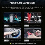 Wholesale 800A Peak Current Car Jump Starter with Smart Safety Protection, 6000mAh Power Bank and Flashlight (Black)