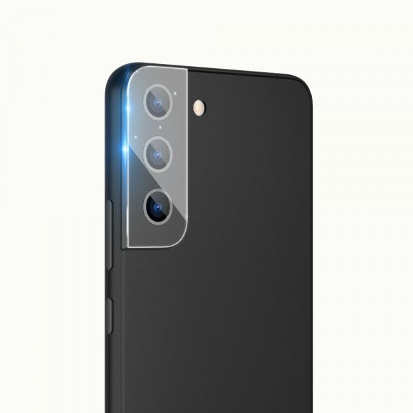 Wholesale Camera Lens HD Tempered Glass Protector Shield for Samsung Galaxy S22 5G (Clear Bezel)