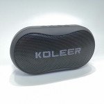 Wholesale Portable Curved Bluetooth Speaker with FM Radio, USB, Micro SD Slots & Detachable Strap S29 (Black)
