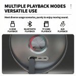Wholesale Sphere Bluetooth Speaker with LED Light, USB-C Charging port, FM Radio & Expansive Sound S9 (Black)
