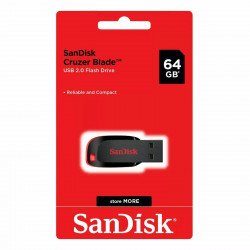 SanDisk 64 GB USB 2.0 Cruzer Blade Flash Drive (64GB)
