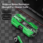 Wholesale Futuristic Wireless Bluetooth TWS Headphones with Power Display - Universal Compatibility TC04 for Universal Cell Phone And Bluetooth Device (Yellow)