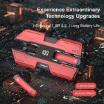 Wholesale Futuristic Wireless Bluetooth TWS Headphones with Power Display - Universal Compatibility TC04 for Universal Cell Phone And Bluetooth Device (Yellow)