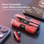 Wholesale Futuristic Wireless Bluetooth TWS Headphones with Power Display - Universal Compatibility TC04 for Universal Cell Phone And Bluetooth Device (Yellow)