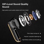 Wholesale Futuristic Wireless Bluetooth TWS Headphones with Power Display - Universal Compatibility TC04 for Universal Cell Phone And Bluetooth Device (Yellow)