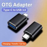 Wholesale Type C to USB Adapter Male to Female USB OTG Extension Cable Compatible Support USB Flash Drive Mouse Keyboard Microphone for Universal USB Type-C Devices (Black)