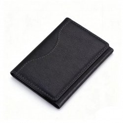 Foldable MagSafe Magnetic Wallet Card Holder with 6-9 Card Slots (Black)