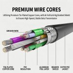 Wholesale 10ft USB 2.0 Extension Cord Durable and Flexible High-Speed Data Transfer - Male to A Female Cable for Universal Cell Phone, Device and More (Black)