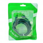 Wholesale 6FT Type-C to USB Cable 2.4A Heavy-Duty Durable Soft Flexible Tangle-Free Charging and Sync Cord Packaged in Resealable Plastic Bag for Universal Cell Phone, Device and More (Green)