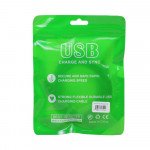 Wholesale 6FT Type-C to USB Cable 2.4A Heavy-Duty Durable Soft Flexible Tangle-Free Charging and Sync Cord Packaged in Resealable Plastic Bag for Universal Cell Phone, Device and More (Green)