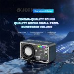 Wholesale Futuristic Transparent Bluetooth Speaker - Lightweight with LED Lights & Type-C Charging V1 for Universal Cell Phone And Bluetooth Device (White)