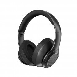 Active Noise Cancelling ANC Bluetooth Headphones with HD Mic, Stereo Bass, Surround Sound & Long-Lasting Battery VJV369 for Universal Cell Phone And Bluetooth Device (Black)