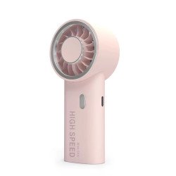 High Speed Mini Handheld Turbo Fan Rechargeable (Pink)