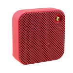 Wholesale Fashion Mesh Design Bluetooth Wireless Speaker: HiFi Portable Audio, Bass-Boosted Strap Grip W1 for Universal Cell Phone And Bluetooth Device (Red)