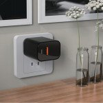 Wholesale 2.5A Dual USB-C and USB-A Port Fast Charging Wall Charger Adapter (Wall - Black)