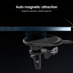 Wholesale Magnetic Magsafe Wireless Charging Air Vent Car Mount Phone Holder for iPhone Magsafe Cases for Universal Cell Phone with Magsafe Built-In (Blue)