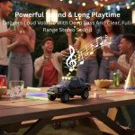 Wholesale Monster Truck Design Portable Wireless Bluetooth Speaker with LED Light for iPhone, Cell Phone, Universal Devices WS589 (Black)