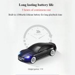 Wholesale Modern Design Music Express Car Compact and Stylish Wireless Sound Bluetooth Speaker with LED Lights WS-593 for Universal Cell Phone And Bluetooth Device (Pink)