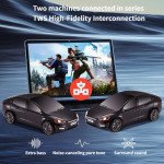 Wholesale Music Express Automobile Portable Wireless Bluetooth Speaker with LED Light WS595 for Universal Cell Phone And Bluetooth Device (Black)