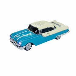 1958 Chevy-Inspired Vintage Car Design Bluetooth Speaker with LED Lights Portable Audio WS598 for Universal Cell Phone And Bluetooth Device (Green)