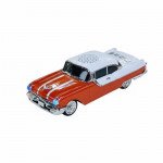 Wholesale 1958 Chevy-Inspired Vintage Car Design Bluetooth Speaker with LED Lights Portable Audio WS598 for Universal Cell Phone And Bluetooth Device (Orange)