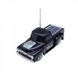 Solar-Powered Pickup Truck Bluetooth Speaker - Portable Wireless Outdoor Audio System with Solar Charging WS692 for Universal Cell Phone And Bluetooth Device (Black) Solar-Powered Pickup Truck Bluetooth Speaker - Portable Wireless Outdoor Audio System with Solar Charging WS692 for Universal Cell Phone And Bluetooth Device (Black)