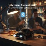 Wholesale Pickup Truck Design Portable Wireless Bluetooth Speaker with Radio WS538 for Universal Cell Phone And Bluetooth Device (White)