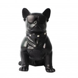 Sunglasses Bulldog Design Bluetooth Speaker (Black)
